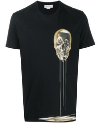 Alexander McQueen Skull Motif Short Sleeve T Shirt