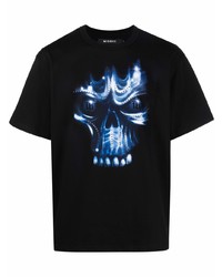Misbhv Skull Print Cotton T Shirt