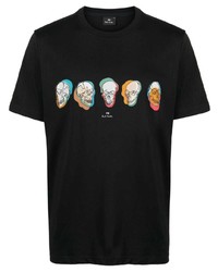 PS Paul Smith Skull Print Cotton T Shirt