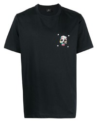 PS Paul Smith Skull Print Cotton T Shirt