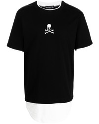 Mastermind World Skull Print Layered Short Sleeve T Shirt