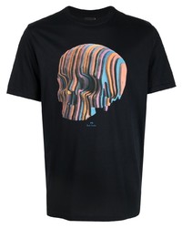 PS Paul Smith Skull Print Organic Cotton T Shirt