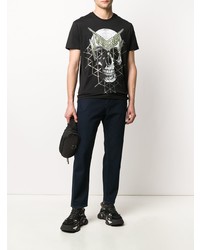 Philipp Plein Skull Print Short Sleeve T Shirt
