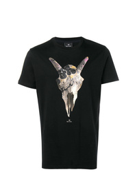 Ps By Paul Smith Skull Print T Shirt