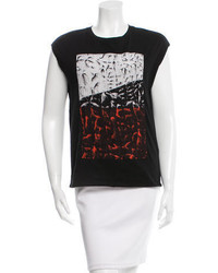 Helmut Lang Sleeveless Printed T Shirt