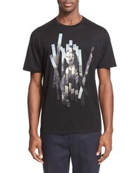 Neil Barrett Sliced Mona Lisa Graphic T Shirt