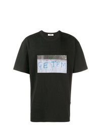 MSGM Slogan Patch T Shirt