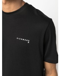 John Richmond Slogan Print Cotton T Shirt