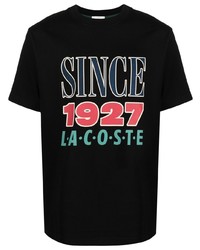 lacoste live Slogan Print Cotton T Shirt