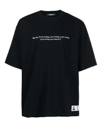 Undercover Slogan Print Cotton T Shirt