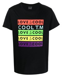 COOL T.M Slogan Print Short Sleeve T Shirt