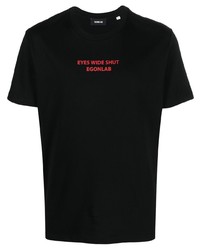 EGONlab Slogan Print Short Sleeve T Shirt