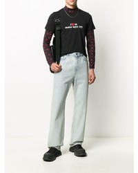 Vetements Slogan Print T Shirt