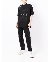 Thom Krom Slogan Print T Shirt