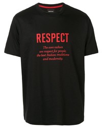 Kiton Slogan Print T Shirt
