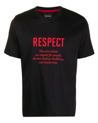 Kiton Slogan Print T Shirt