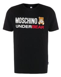 Moschino Slogan Print T Shirt