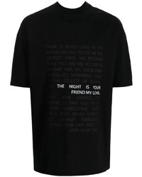 Thom Krom Slogan Print T Shirt