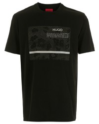 Hugo Slogan Print T Shirt