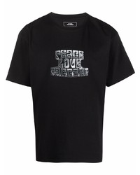 PACCBET Slogan Print T Shirt