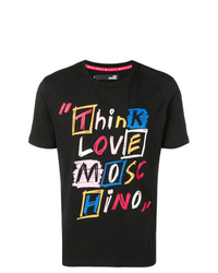 Love Moschino Slogan Print T Shirt