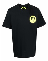BARROW Smiley Logo Print Crewneck T Shirt