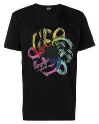 Just Cavalli Snake Print T Shirt