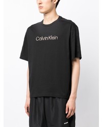 Calvin Klein Space Dye Logo Print T Shirt