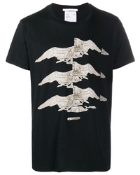 Helmut Lang Split Print T Shirt