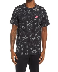 Nike Sportswear Allover Print Food Graphic Tee