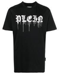 Philipp Plein Ss Gothic Plein Print T Shirt