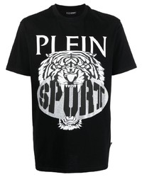 Plein Sport Ss Tiger Round Neck T Shirt