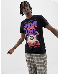 Cheap Monday Standard T Shirt With Love Poster Print