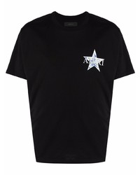 Amiri Star Logo Print Cotton T Shirt