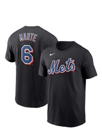 Nike Starling Marte Black New York Mets Name Number T Shirt At Nordstrom