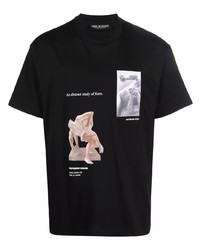 Neil Barrett Statue Print T Shirt