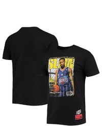 Mitchell & Ness Steve Francis Black Houston Rockets Slam Player T Shirt
