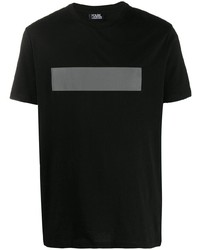 Karl Lagerfeld Stripe Detail T Shirt