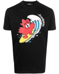 DSQUARED2 Surf Logo Print T Shirt