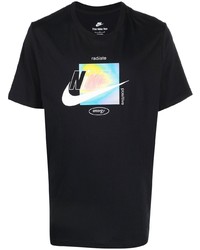 Nike Swoosh Logo Detail T Shirt