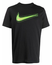 Nike Swoosh Print Cotton T Shirt
