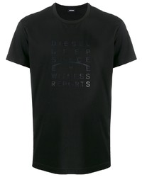 Diesel T Diego J8 3d Foil Print T Shirt
