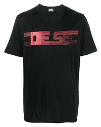 Diesel T Just E19 Logo Print T Shirt