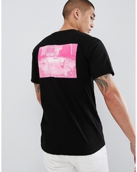 DC Shoes T Shirt With Back Photo Print In Black