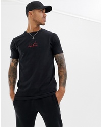 The Couture Club T Shirt With Chest Logo In Black