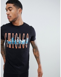 ASOS DESIGN T Shirt With Chicago City Print