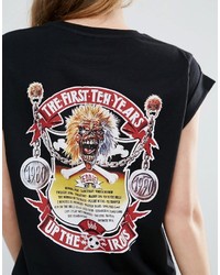 Asos T Shirt With Iron Maiden Print