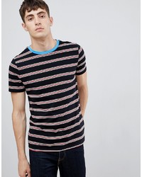 ASOS DESIGN T Shirt With Retro Tonal Stripe And Contrast