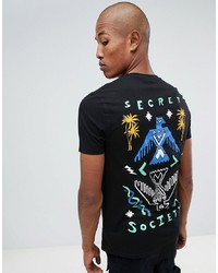 ASOS DESIGN T Shirt With Society Back Print