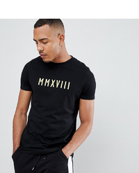 ASOS DESIGN Tall T Shirt With Roman Numerals Print